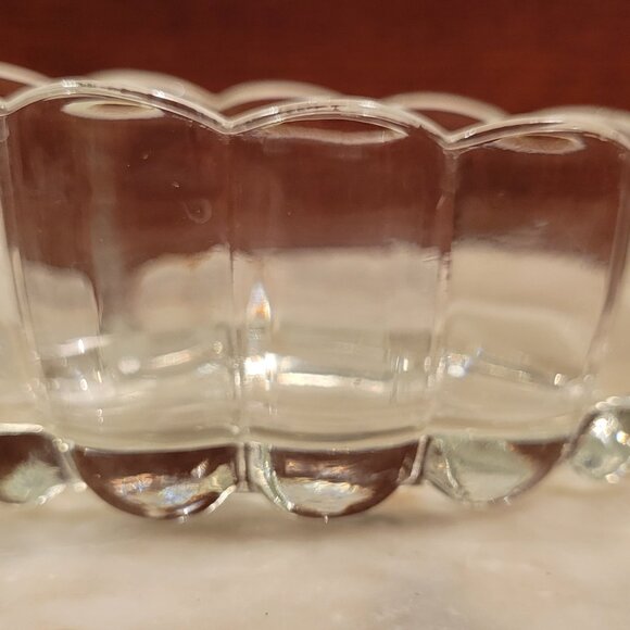 Vintage Princess House Crystal Utensil Spoon & Fork Rest Holders Set of 2 - Picture 5 of 7